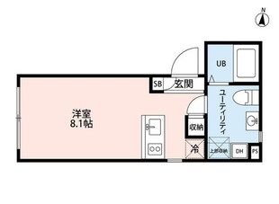 フェルヴォーレ住吉の物件間取画像